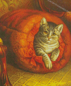 Cute cozy kitty Diamond Paintings