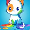 Cute Rainbow Cat Diamond Paintings