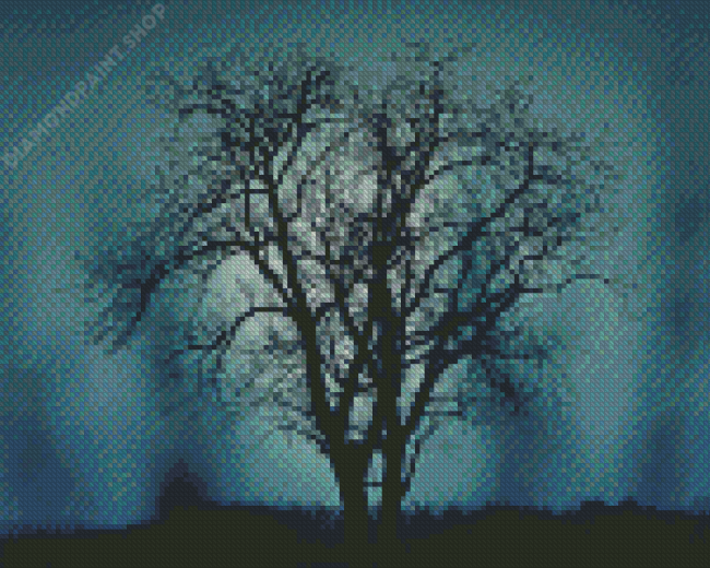 Dead Night Tree Diamond Paintings