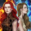 Fire And Sea Angel Sisters Diamond Paintings