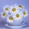 Flowers In Cup Diamond Paintings