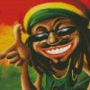 Funny Rasta Man Diamond Paintings