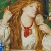 Gabriel Rossetti Woman Combing Her Hair Diamond Paintings