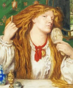 Gabriel Rossetti Woman Combing Her Hair Diamond Paintings