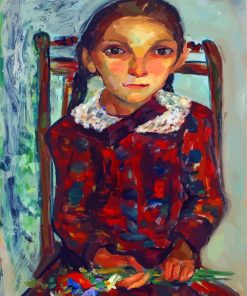 Girl With Flowers By Irma Stern Diamond Painting