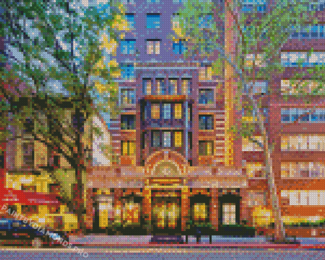 Greenwich Village Buildings Diamond Paintings