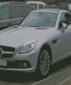 Grey Mercedes Slk Diamond Paintings