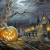 Halloween Home Landscape Diamond Paintings