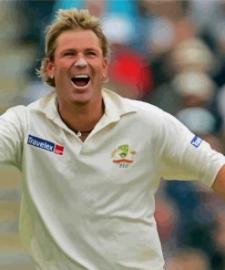 Happy Shane Warne Diamond Painting