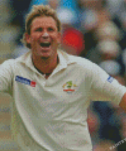 Happy Shane Warne Diamond Painting