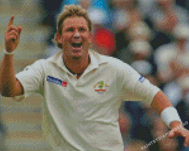 Happy Shane Warne Diamond Painting