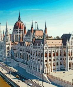 Hungary Budapest Parliament Diamond Paintings