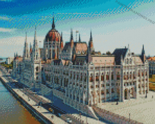 Hungary Budapest Parliament Diamond Paintings