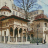 Mini Bucharest Monastery Church Diamond Painting