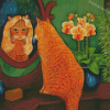 Mirror Cat Diamond Paintings