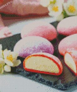 Mochi Dessert Diamond Paintings