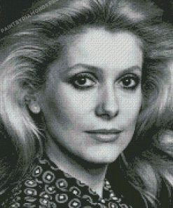 Monochrome Catherine Deneuve Diamond Paintings