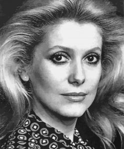 Monochrome Catherine Deneuve Diamond Paintings