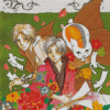 Natsume Book Of Friends Anime Poster Diamond Painting