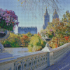 New York Central Park Spring Diamond Paintings