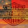 Old Harley Davidson Logo Diamond Paintings