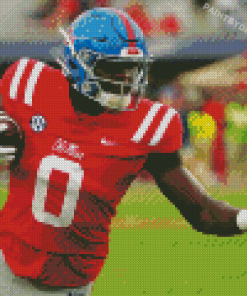 Ole Miss American Football Player Diamond Paintings