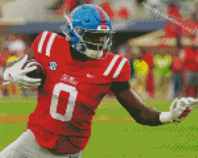 Ole Miss American Football Player Diamond Paintings