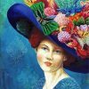 Aman And Floral Hat Art Diamond Painting