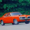 Orange Dodge Super Bee Diamond Paintings