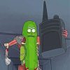 Pickle Rick Diamond Paintings