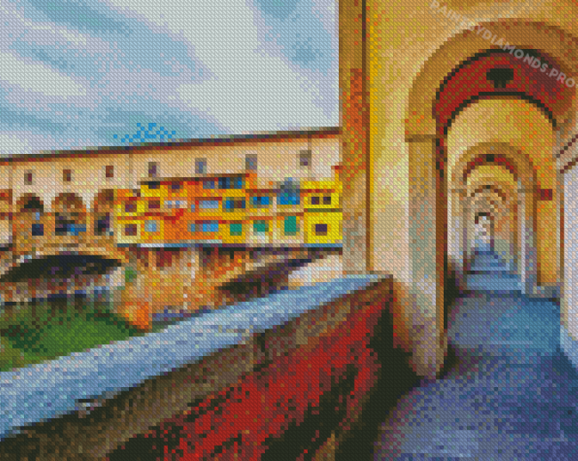 Ponte Vecchio Italy Florence Diamond Painting