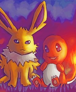 Pokemon Jolteon Diamond Painting