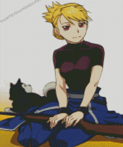 Riza Hawkeye Anime Character Diamond Paintings