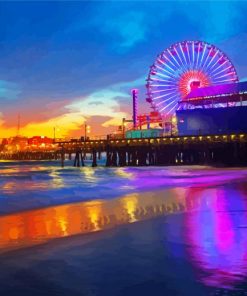 Santa Monica Pier Diamond Painting