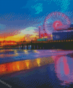 Santa Monica Pier Diamond Painting