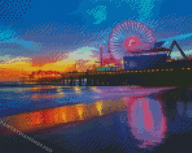 Santa Monica Pier Diamond Painting