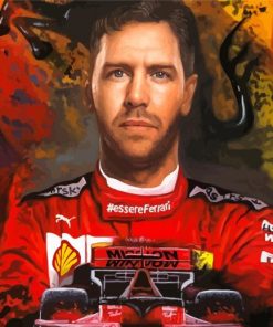 Sebastian Vettel Diamond Painting