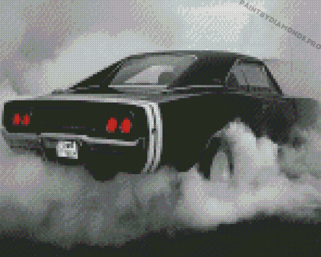 Smoke Car Diamond Paintings