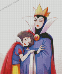 Snow White And The Evil Queen Diamond Paintings