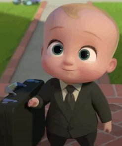 The Cute Boss Baby Diamond Painting