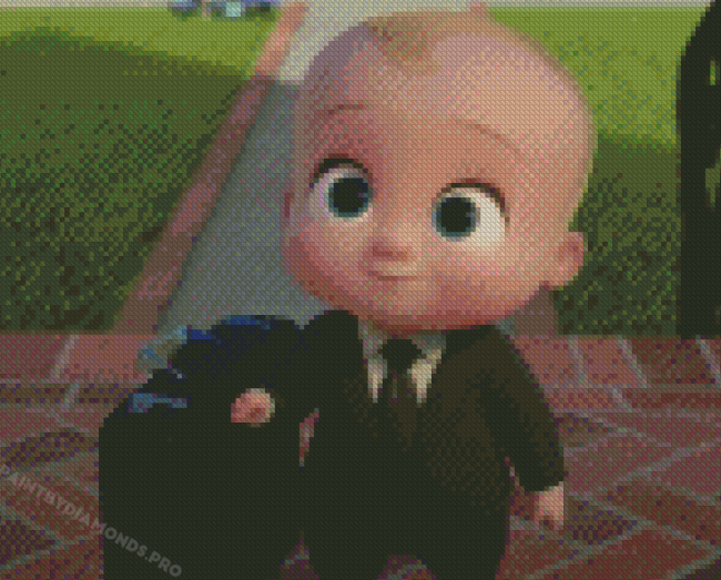 The Cute Boss Baby Diamond Painting