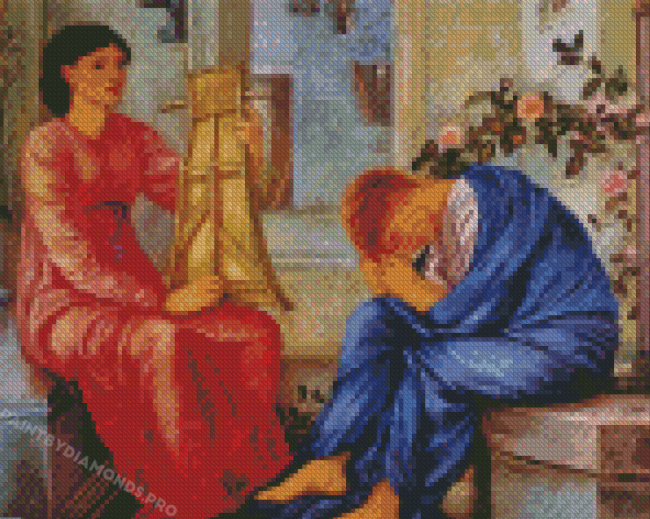 The Lament By Edward Burne Jones Diamond Painting