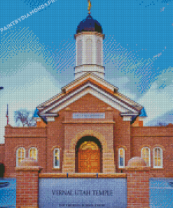 Utah Vernal Temple Diamond Paintings