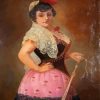 Vintage Spanish Lady Diamond Paintings