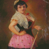 Vintage Spanish Lady Diamond Paintings