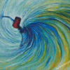 Abstract Whirling Dervish Diamond Painting