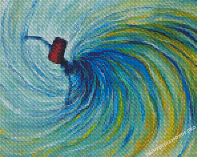 Abstract Whirling Dervish Diamond Painting