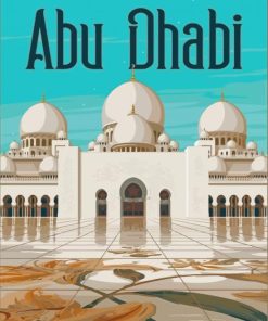 Abu Dhabi Poster Diamond Painting