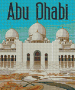 Abu Dhabi Poster Diamond Painting