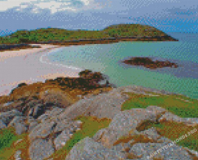 Achmelvich Bay In Scotland Diamond Painting